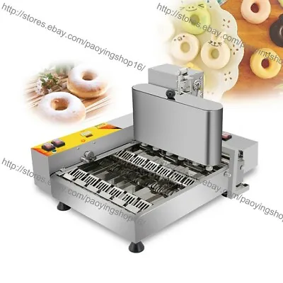 6pcs/Row Heavy Duty Electric Automated Mini Doughnut Donut Machine Maker Fryer • $1340