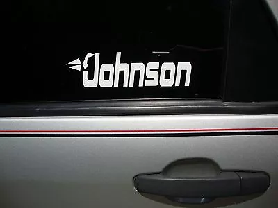  Johnson Outboard Motor Decal Vintage Style Boat Marine Fishing 9 X3  Sticker • $3.50