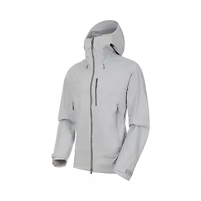 NWT Mens Mammut Kento HS Full Featured Hooded Rain Jacket In Highway Sz XXL 2XL • $179