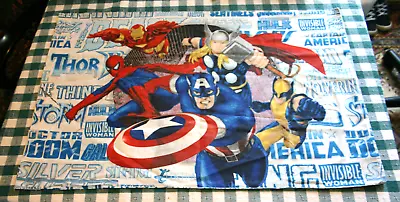 RARE Vintage Marvel Comics Heroes Pillow Case Pillowcase Used • $21.37