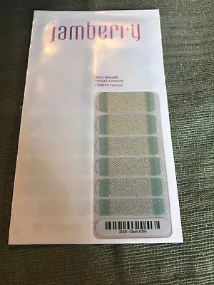 Nail Art Heated Nail Wraps Jamberry 21A9 Oasis Full Sheet 0316 • $12.63