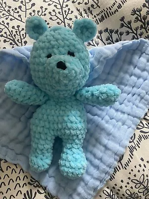 Baby Comforter Blanket Snuggle Buddy New Born Baby Gift Super Soft Animal • £3.50