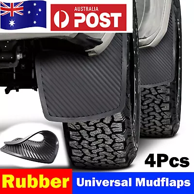 Au 4x Rubber For Nissan Dualis Navara Patrol X-trail Mud Flaps Splash Guards • $27.99