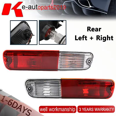 $50.99 • Buy Pair Left + Right Rear Bumper Bar Lamp Tail Light For Mitsubishi Pajero NP 02~06