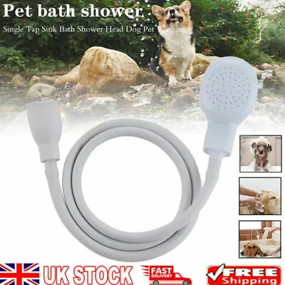 Push On BATHTUB MIXER SHOWER HEAD SET Single Attachment For Bath Taps Hose Spray • £6.39