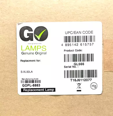 Go Lamps Replacement Lamp (Mitsubishi 50XL50) GL566 S-XL20LAR ✅❤️️✅❤️️ Brand New • $89.99