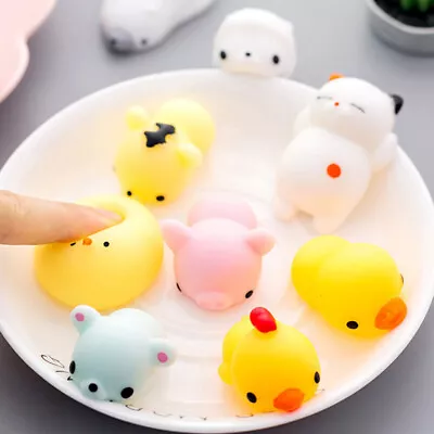 $19.47 • Buy 20pcs Cute Animal Squishies Kawaii Mochi Squeeze Toys Stretch Stress Squishy AU