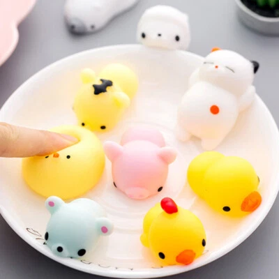 $14.97 • Buy 20pcs Cute Animal Squishies Kawaii Mochi Squeeze Toys Stretch Stress Squishy AU