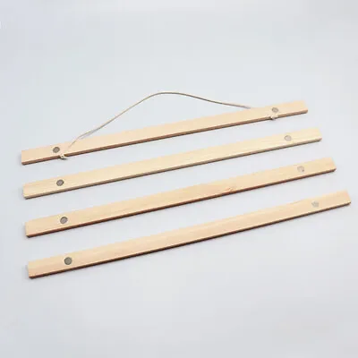 A0 A1 A2 A3 Wooden Poster Hanger Gripper Wood Holder Snap Hanging Window Display • £0.99