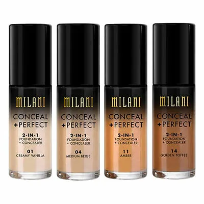 Milani Conceal And Perfect 2 In 1 Foundation + Concealer 30ml • £16.49