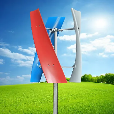 $195.70 • Buy 400W Vertical Wind Turbine 3-Blades Helix Wind Turbine Generator Wind Power