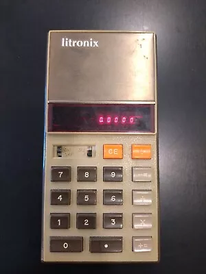 VINTAGE Litronix 1100 Calculator WORKING!!! • $12