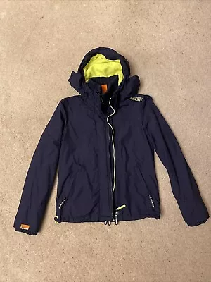 £14.95 • Buy Mens Boys Teens Superdry Windcheater Jacket, Navy Blue Size Small S