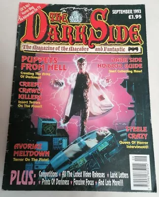 MAGAZINE - The Dark Side Horror Magazine Sep 1993 Sam Rami Army Of Darkness • £5