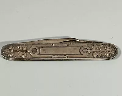 Vintage Sterling Silver Pocket Knife With Monogram (lot# K4) • $29.99