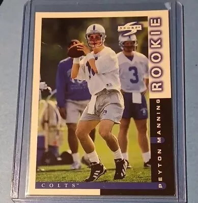 1998 Score #233 Peyton Manning Rookie Card HOF Colts Tennessee Volunteers NM • $11.99