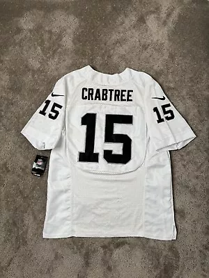 NEW Nike NFL Las Vegas Raiders #15 Michael Crabtree On Field Jersey Men’s 44 • $150