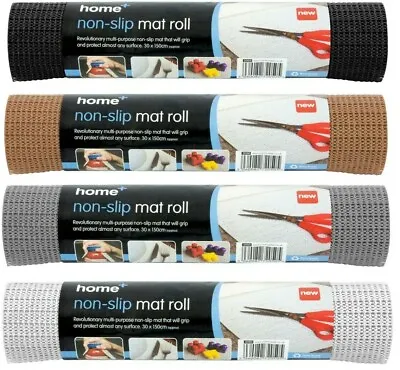 NON SLIP GRIP MAT ROLL ANTI SLIP RUG CAR DASH HOME GARAGE LINER 30x150 Cm • £3.10