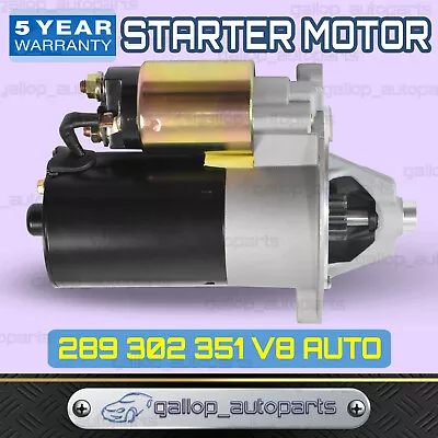 Starter Motor Fit For Ford Falcon XK-XB XC XD V8 AUTO 302 351 Cleveland Windsor • $104