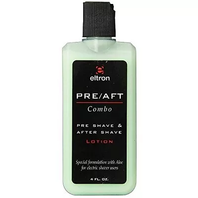 Eltron Pre/Aft Combo Pre Shave & After Shave Lotion W/ Aloe 4fl Oz NEW • $15.95