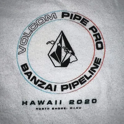 Vtg Volcom Pipe Pro Bonzai Pipeline Hawaii 2020 Shore North Shore SHIRT Small • $39.99