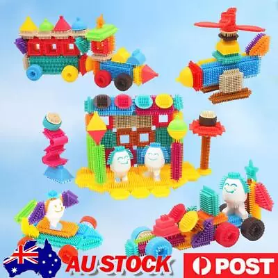 Bristle Shape Blocks Build And Play Fun Bricks Set For Boys Girls (82pcs) • $24.79