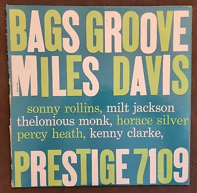 Miles Davis - Bags Groove Vinyl Mono Prestige 1958 2nd Pressing Abbey Press (EX) • $100