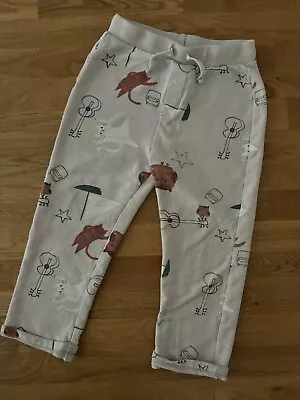 M&S Toddler Jogging Trousers 2-3 Years Owl & Pussycat Boy Girl • £2.99