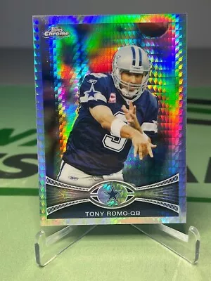 $9.95 • Buy 2012 Topps Chrome Tony Romo Prism Refractor /216 - Dallas Cowboys