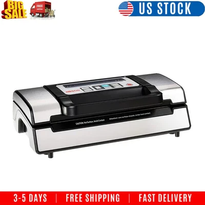 $113.95 • Buy NESCO® VS-12 Deluxe Vacuum Sealer (Vacuum Canister Not Included)