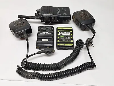 Vertex Standard VX-417 Two-Way Radio  2 Batteries 2 MH-45 Speaker Microphones • $65