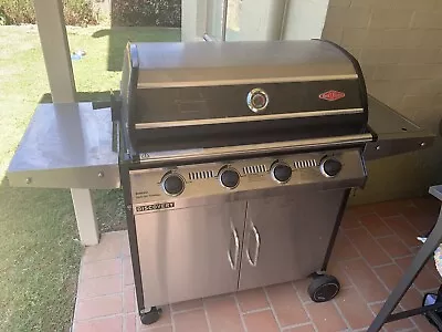 Beefeater Discovery 4 Burner Stainless Steel BBQ With Side Wok & Rotisserie • $700