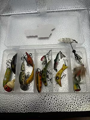 Vintage Fishing Lure Lot! South Bend Tin Lizy L-fish Humbug F.a. Cisco Kid! • $9.99