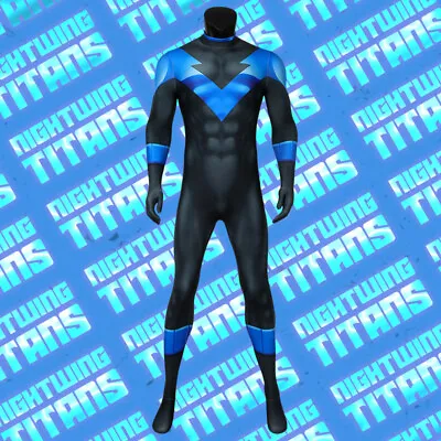 $34.20 • Buy Nightwing Costume Cosplay Suit Dick Grayson Titans Season