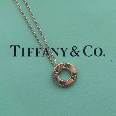 Tiffany & Co. Sterling Atlas Necklace Silver SV925 Chain 16 In With Storage Bag • $210.57