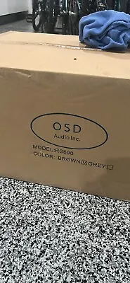 OSD Rock Outdoor Speaker Pair High Power 175W Brown Grey Slate RS690 • $100