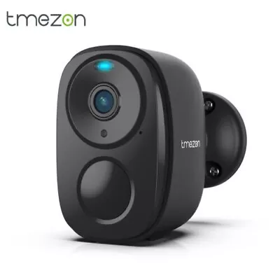 TMEZON 3MP Outdoor Wireless Battery Mini Security Camera WiFi Home CCTV PIR IP65 • $29.99