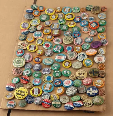 Vintage 1937-1944 Labor Union Buttons Taxi Truck Drivers Teamster Lot 130+ • $299.99