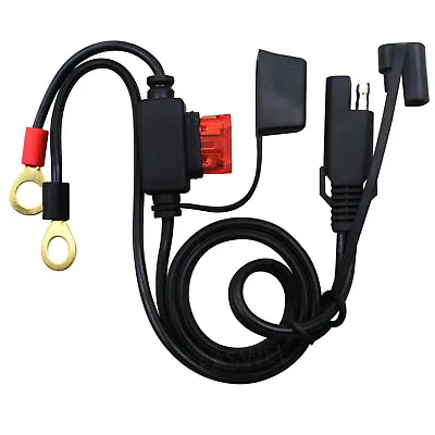 $7.34 • Buy SAE 2Pin Ring Terminal Battery Cord Tender Cable Harness Wire Plug Quick Connect