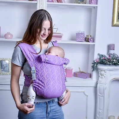 Purple Mei Tai Baby Carrier Organic Cotton • $72