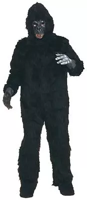 Gorilla Suit Plush Mascot Ape Monkey Animal Fancy Dress Halloween Adult Costume • $119.28