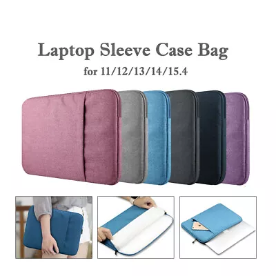 For Lenovo Macbook Samsung 11/12/13.3/14/15.4 Inch Laptop Sleeve Case Carry Bag  • $21.99