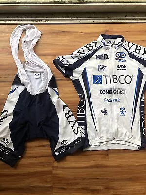 Tibco Women Cycling Team Kit/Jersey & Bibs Small Voler • $20