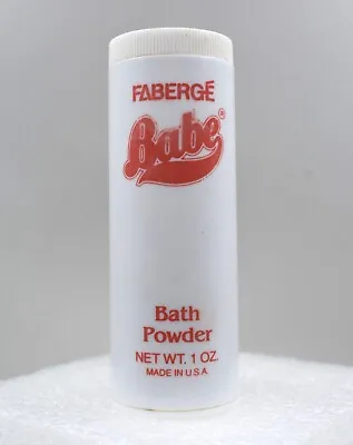 Vintage Faberge Babe Bath Powder Shaker 1 Oz Collectible • $8.99