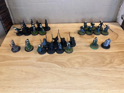 £90 • Buy Warhammer Wood Elf Elves Army LOTR Lord Of The Rings Games Workshop Galadriel GW