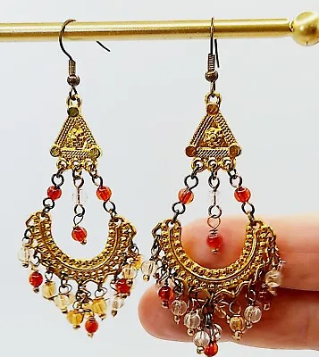 Ethnic Peacock Indian Style Earrings  Bead  Earrings Fashion Jewelry • $18