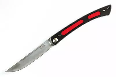 Mcusta Seki Japan MC-221D Executive Red Damascus Personal Folding Steak Knife • $168