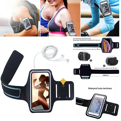 $8.99 • Buy For IPhone 11 12 Pro 6S 7 8 Plus XR XS Sports Gym ArmBand Case Phone Holder Bag 