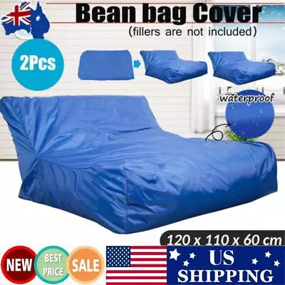 Swimming Pool Floating Bean Bag Pouf Cover No Filler Waterproof Beach Pillow • $40.23