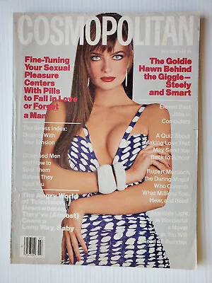 1986 Cosmopolitan Paulina Porizkova Demi Moore Goldie Hawn Sandra Zatezalo Cher • $24.99